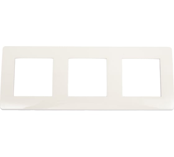Изображение товара Рамка на 2+2+2 модуля DKC, белая, RAL9010 75013W