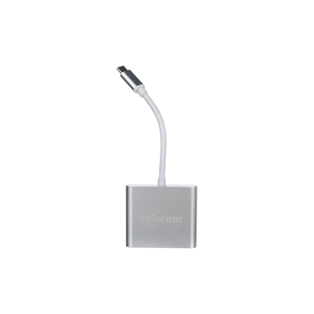 фото Кабель-концентратор telecom usb 3.1 type-c/m - hdmi+usb 3.0+pd charging, 4k30hz tuc010