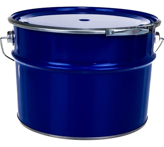 Изображение товара Ведро Дигрус 10 л, металлическое, крышка-обруч, 300x300x210 мм, синее ВКО-М-10-С/Д