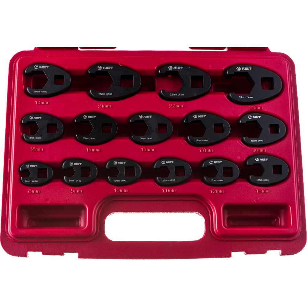 Изображение товара Набор насадок рожковых воронья лапка 15 предметов AIST 0040515