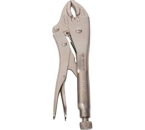 Изображение товара Ручной зажим с фиксатором и полукруглыми губками AIST 250мм 71172110 00-00004379