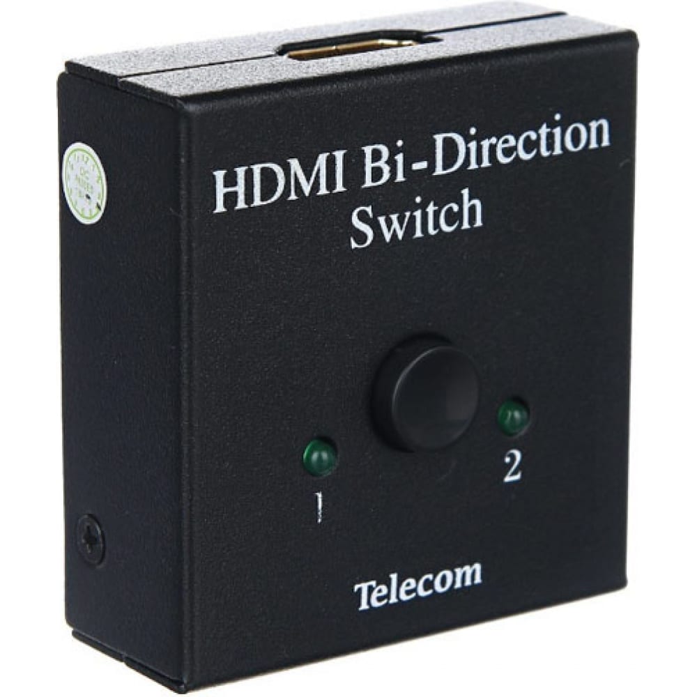 фото Разветвитель hdmi telecom 2-1, переключатель hdmi 1--2, двунаправленный tts5015