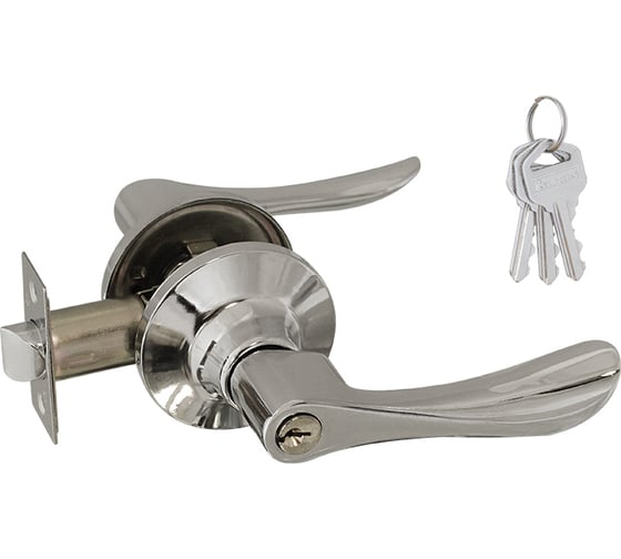 Изображение товара Межкомнатная защелка ISPARUS ISP ЗВ3-01 хром ключ/фикс. 16959