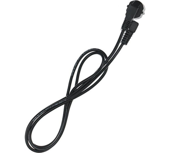 Изображение товара Кабель компьютер-розетка Telecom угловой, 220V, 1.8м, европейский стандарт TP021DA-1.8-BK