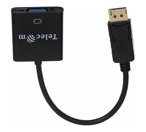 Изображение товара Кабель-переходник Telecom DisplayPort - VGA-F, 0,2m TA552