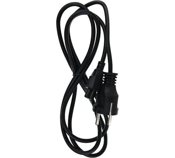 Изображение товара Кабель питания для ноутбуков Telecom 3-pin, с заземлением, 220V TP022-1.8-BK
