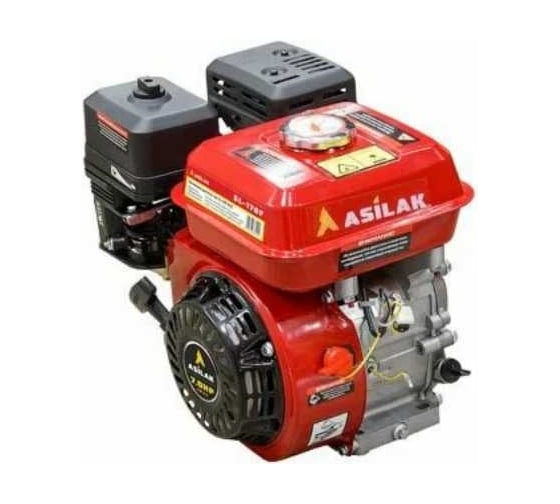 Изображение товара Двигатель 7.0 л.с. бензиновый (шлицевой вал 25 мм) ASILAK SL-170F-SH25