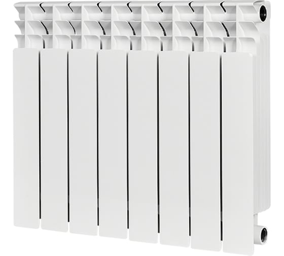 Изображение товара Биметаллический радиатор STOUT SRB-3310-050008 TITAN 500 8 секций, боковое подключение RG0092N2BGNSBT