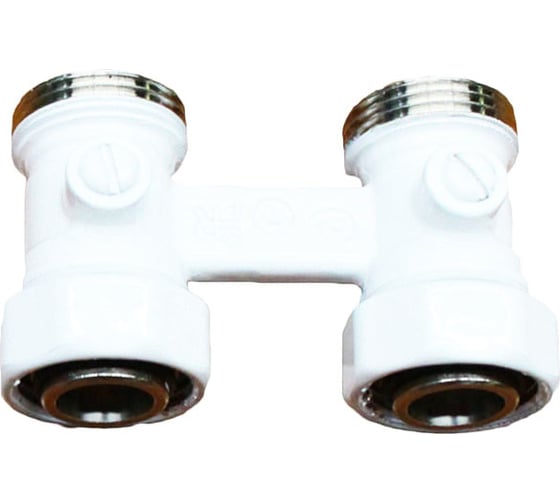 Изображение товара Узел нижний запорный прямой GUARDO Purmo 1/2"x3/4" MTB 127 RAL 9016 Белый