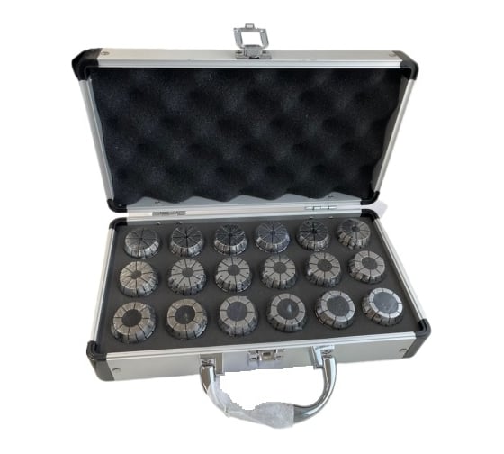 Изображение товара Набор цанг ERP32.kit, ER32, 18 шт АКСИС 00001627987