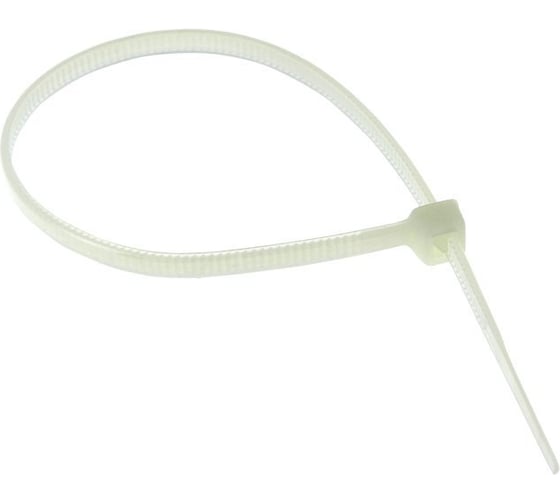 Изображение товара Нейлоновый хомут Smartbuy 2,5х120, белый 100 шт. SBE-CT-25-120-w