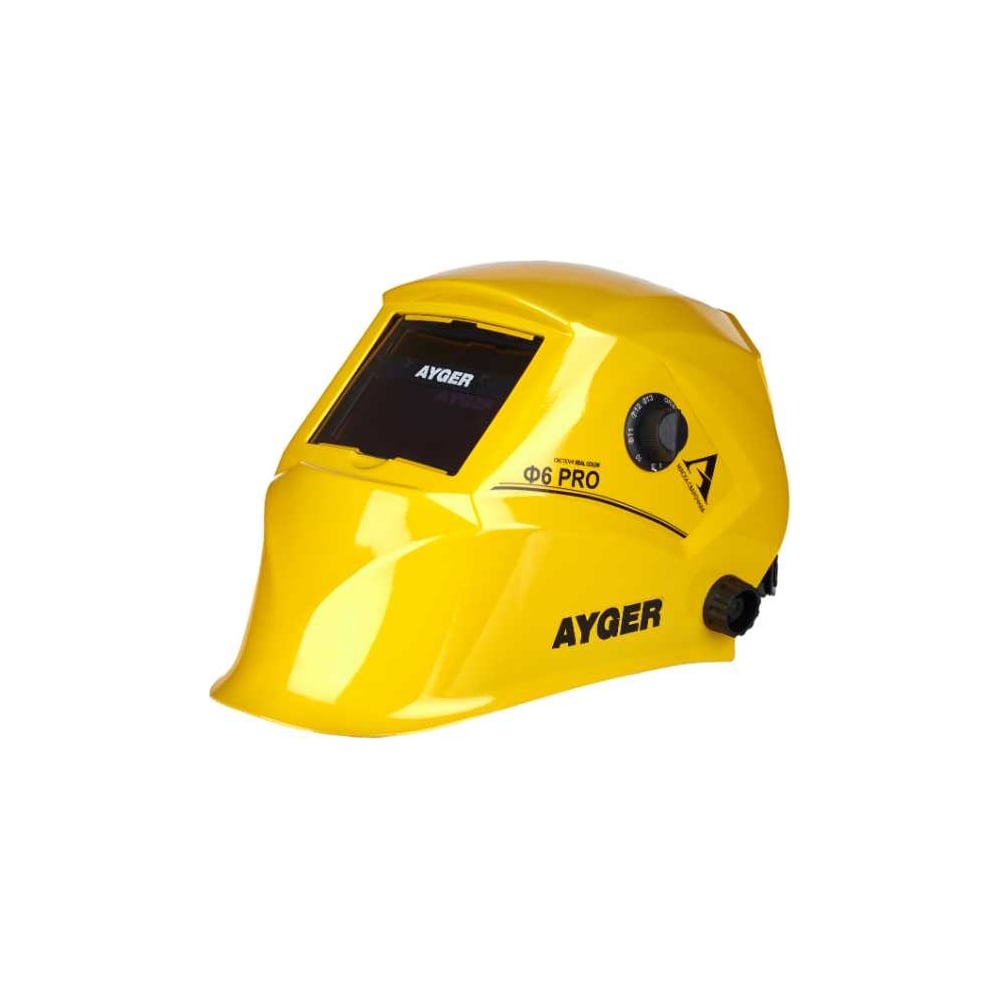 Маска сварочная AYGER "ХАМЕЛЕОН" Ф6 PRO, 93x43 мм, DIN 3 с автоматическим светофильтром, защищает от яркого светового, ультрафиолетового и инфракрасного излучения, брызг расплавленного металла и искр. Применяется при выполнении сварочных работ, резки и пайки металла. Оснащен жидкокристаллическим светофильтром, оптическим электронным контроллером, солнечной батареей. Корпус маски изготовлен из термостойкого пластика повышенной прочности. Для удобства в модели предусмотрена функция регулировки задержки и чувствительности светофильтра. Температурный режим эксплуатации маски составляет от -10°С до +60°С.