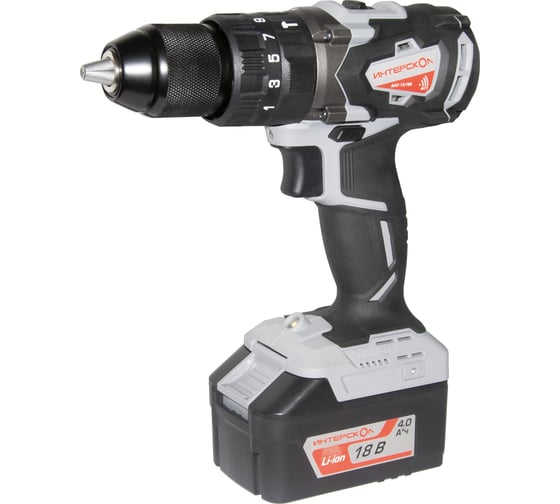 Изображение товара Аккумуляторная ударная дрель-шуруповерт Интерскол ДАУ-13/18В 574.4.1.70