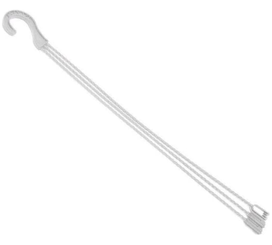 Изображение товара Пластиковые усы ФлораПласт длинные 48 см белый 001125