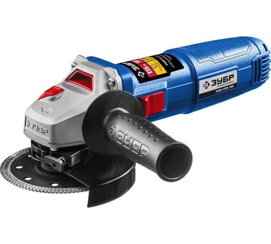 Изображение товара Углошлифовальная машина ЗУБР 115 мм УШМ-П115-750