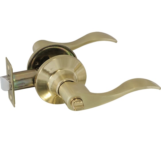 Изображение товара Межкомнатная защелка ISPARUS ISP ЗВ1-03 матовое золото фикс. 16930