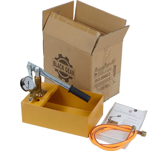 Изображение товара Опрессовочный насос ручной Black Gear BG-99602 46986