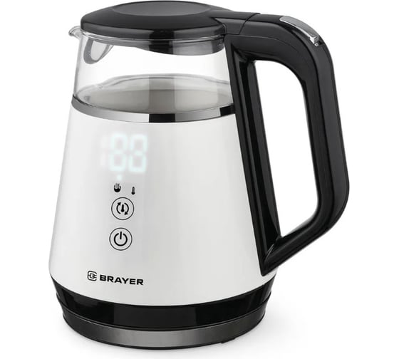 Изображение товара Чайник электрический BRAYER 1084BR 1100 Вт 1 л Cool Touch cенсорное управление автоотключение BR1084