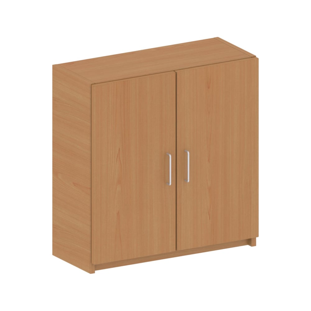 Изображение товара Недорогой шкаф из ЛДСП в классическом стиле груша 2 дверцы