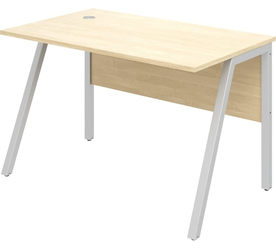 Изображение товара Стол письменный ООО Комус IN Рондо мк S2378 1180x750x750 береза серый 1636079