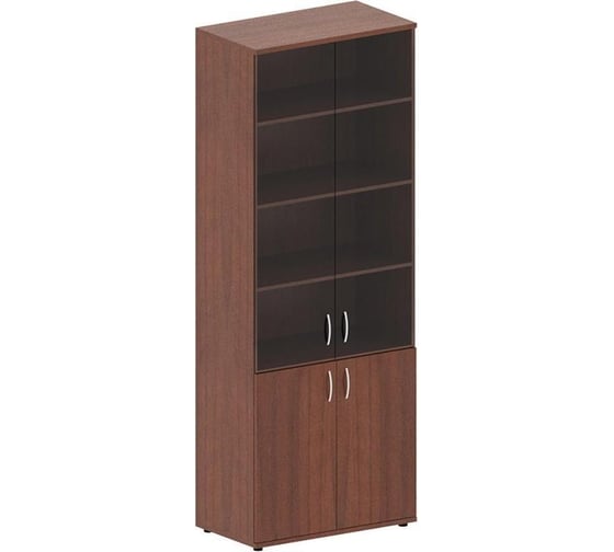 Изображение товара Шкаф ООО Комус IN Рондо витрина со стеклянными дверями Ш-14н N6 ноче милано 804x450x2149 1762636