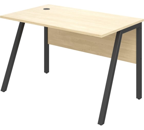 Изображение товара Стол письменный ООО Комус IN Рондо мк S2378 1180x750x750 береза антрацит 1636075