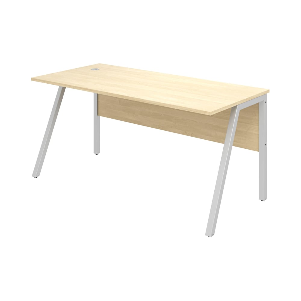 Изображение товара Стол письменный ООО Комус IN Рондо мк S2349 1580x750x750 береза серый 1636091