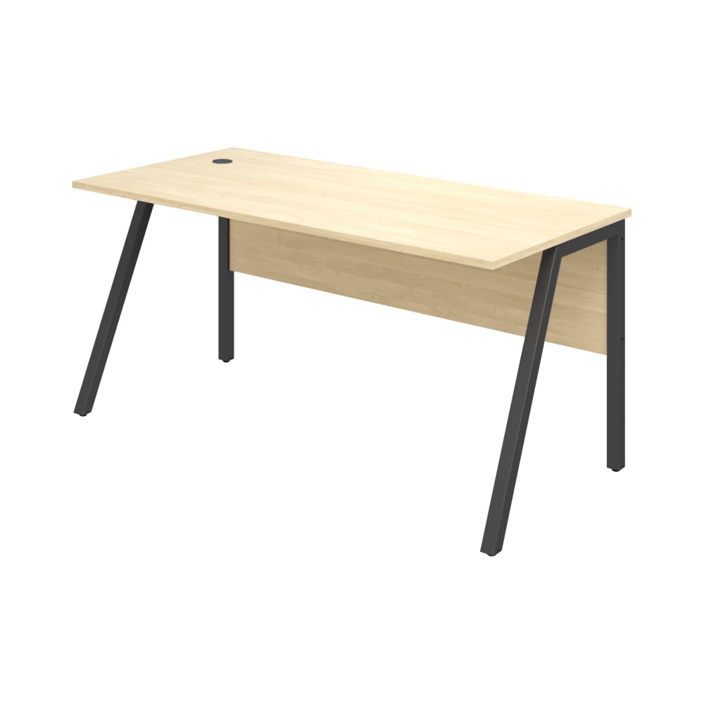 Изображение товара Письменный стол ООО Комус IN Рондо мк S2349 1580x750 береза антрацит