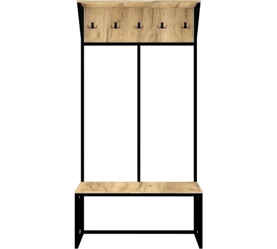 Изображение товара Вешалка напольная Desk Question лофт DQ серия ITLA цвет дуб белый 10148