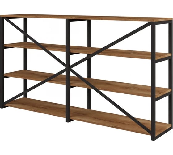 Изображение товара Стеллаж Desk Question лофт DQ серия ITLA на 800 цвет дуб табачный 10095