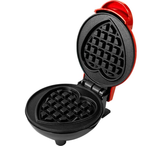 Изображение товара Электровафельница для венских бельгийских вафель-сердечек DASWERK антипригарная, 350 Вт Wm-11, 455657