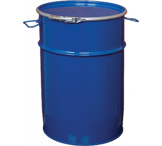 Изображение товара Бочка Дигрус 50 л, стальная крышка-обруч, 386x386x560 мм, стальная, синяя БКО-С-50-С/Д