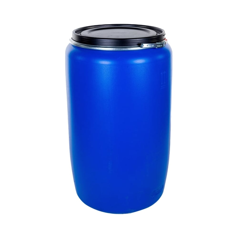 Изображение товара Бочка Дигрус 227 л, полиэтилен, крышка-обруч, синяя, без ручек