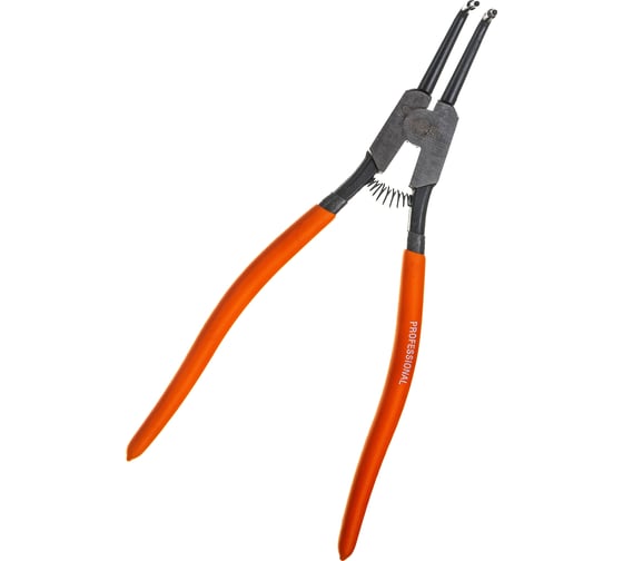 Изображение товара Профессиональный съемник для стопорных колец HARDEN внешний, изогнутые губки, 330 мм. 560511