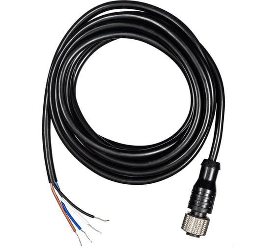 Изображение товара Кабель с разъёмом Prompower 2 метра, Разъём M12 прямой, 4-pin KJTJ12S4LY