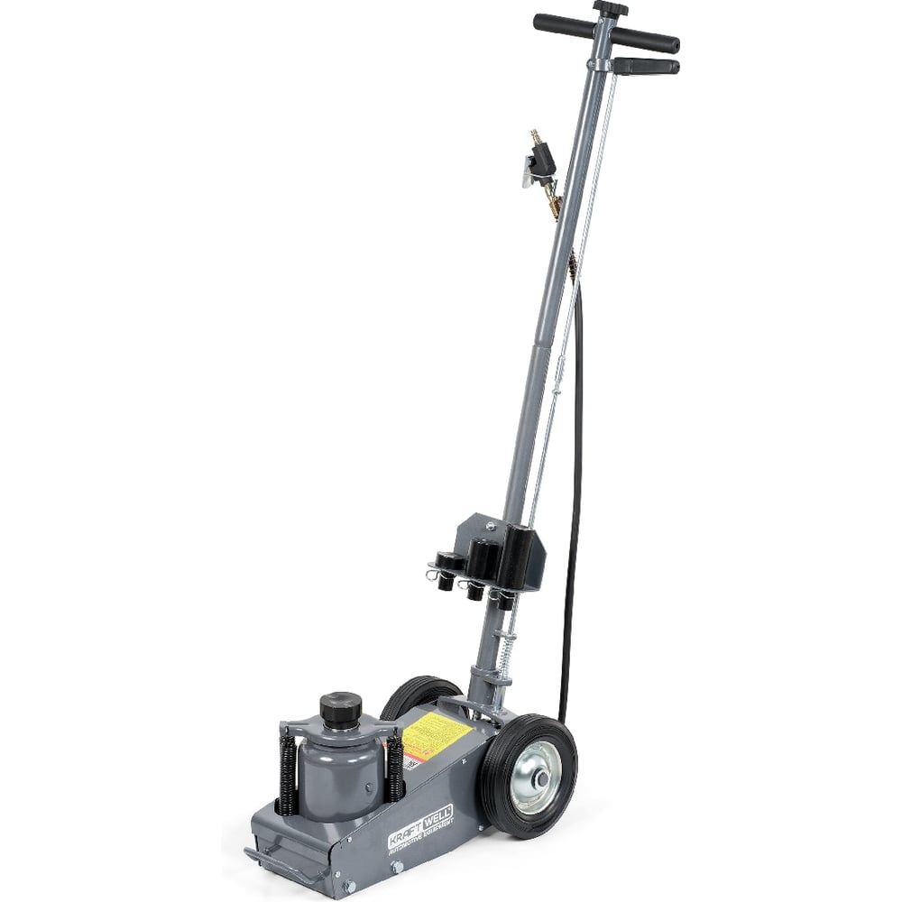 Изображение товара Пневмогидравлический домкрат KraftWell 35 тонн KRWAJ35 профессиональный подкатной