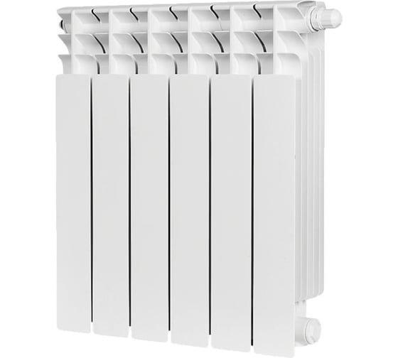 Изображение товара Биметаллический радиатор STOUT SRB-3320-050006 TITAN VENTIL 500 6 секций, нижнее подключение RG0092N2BGRDKB