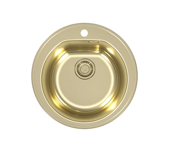 Изображение товара Мойка ALVEUS FORM MONARCH 30 GOLD-90 FI 510, 1X в комплекте с выпуском, без сифона 1070808