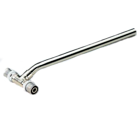 Изображение товара Тройник для радиаторов Tiemme пресс, с трубкой 300 мм, 16x15 1650266