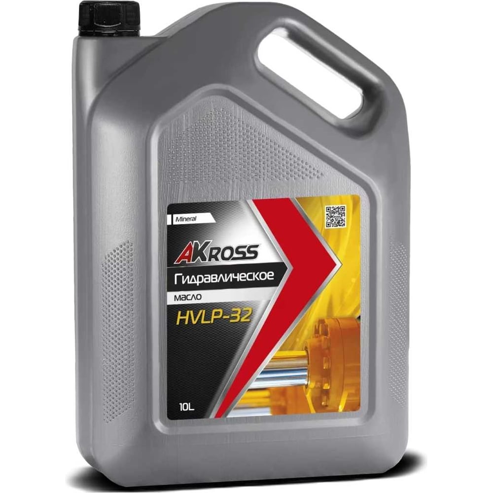 Изображение товара Масло гидравлическое минеральное HVLP-32 10 л AKross
