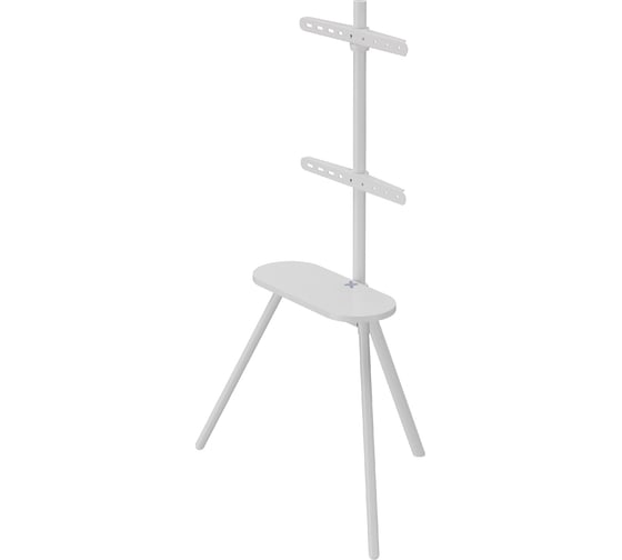 Изображение товара Стойка UNITEKI ST005NW для телевизора мобильная, напольная с полкой, диагональ 37-65 дюймов, подставка на пол для ТВ и монитора SNM005NW