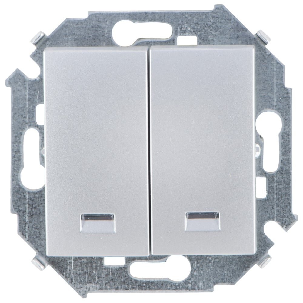 Двухклавишный выключатель Simon двухклавишный кнопочный выключатель simon