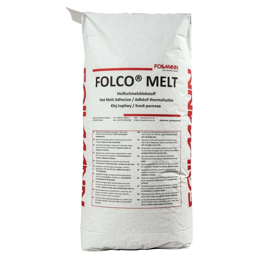 Изображение товара Клей FOLCO MELT EB 1652 расплав мешок 25 кг для промышленного применения
