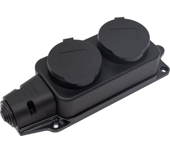 Изображение товара Колодка каучуковая ARTSUN с крышкой K2E-B-IP44