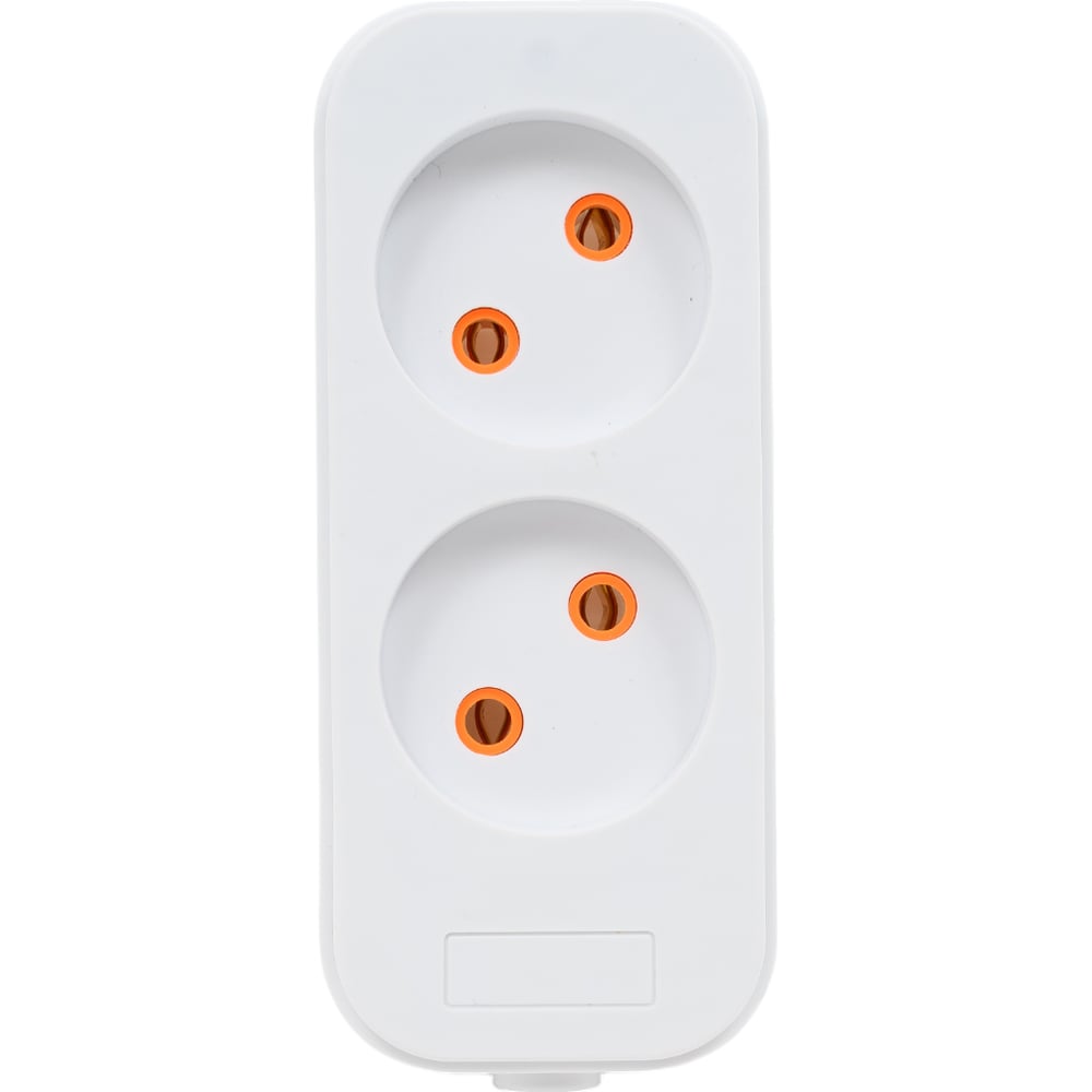 Изображение товара Колодка электрическая ARTSUN K2-W с двумя евроразъемами