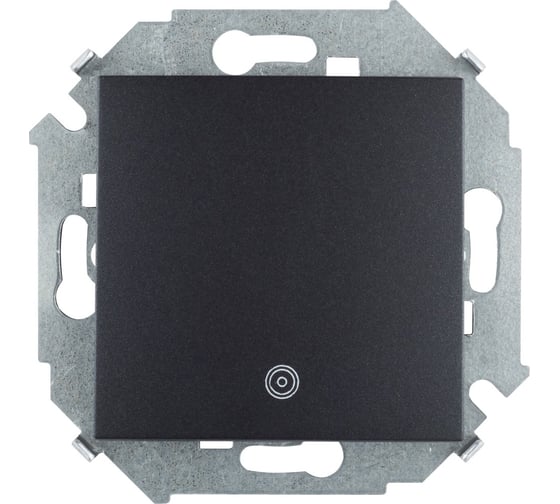 Изображение товара 1 клавишный кнопочный выключатель Simon с пиктограммой, 16А 250В, 1591150-038