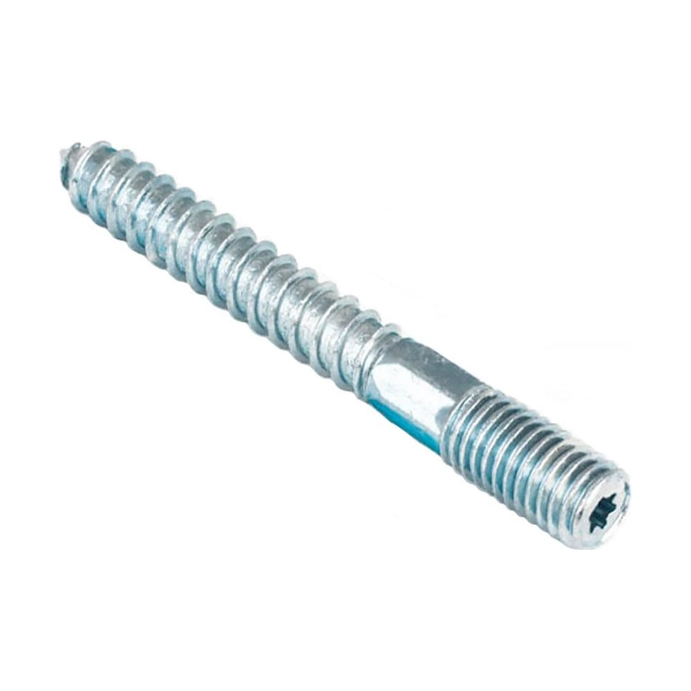 Изображение товара Сантехническая шпилька-шуруп М10x200 гальваническая оцинковка