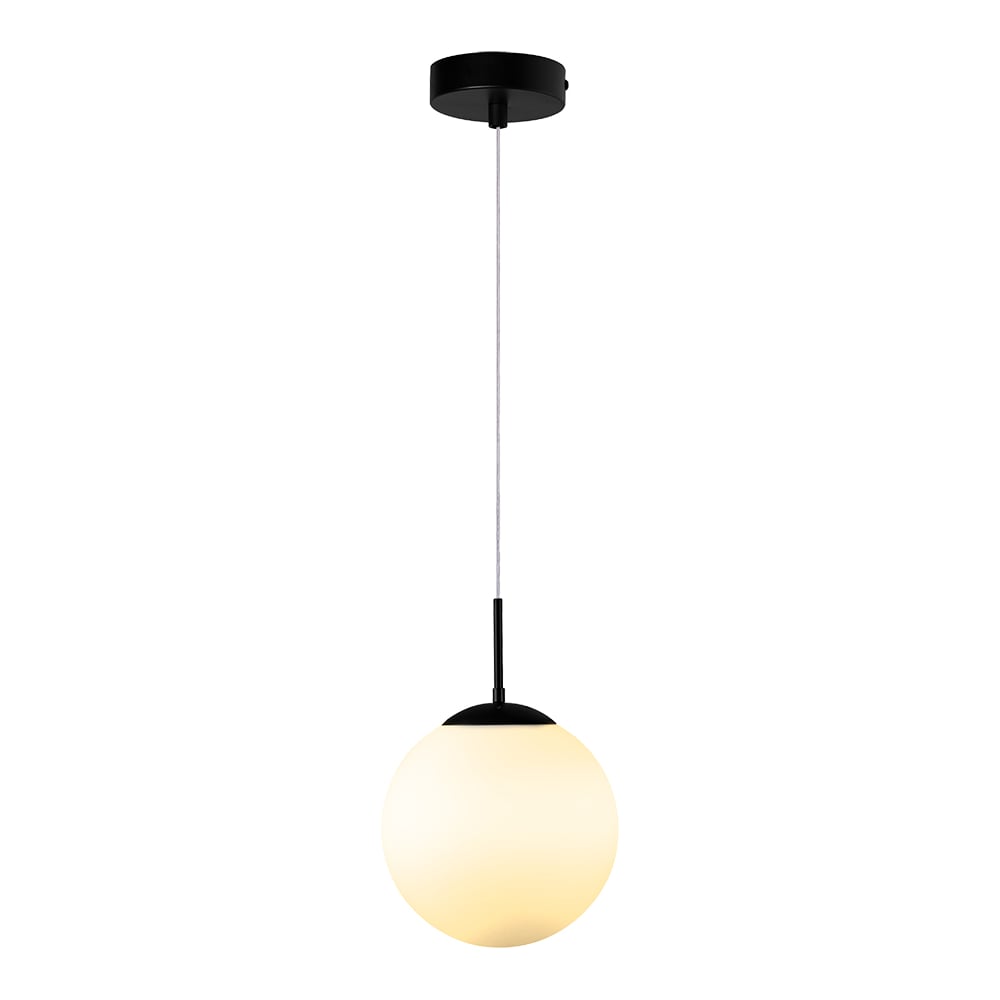 Изображение товара Подвесной светильник ARTE LAMP VOLARE A1561SP-1BK черный метал и стекло