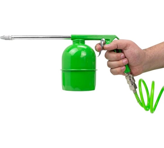 Изображение товара Краскораспылитель Rockforce H-827-2V c верхним пластиковым бачком 600мл в комплекте с аксессуарами, набор 5пр RF-SGK-5(58013)