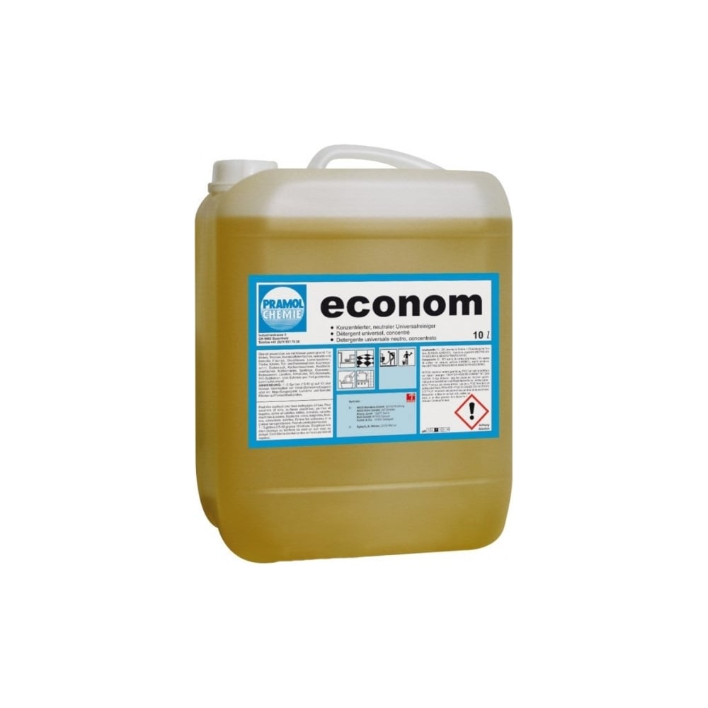 Изображение товара Многоцелевой очиститель Pramol ECON 10 литров нейтральный для бытовых и промышленных целей